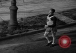 Image of Turkey Day annual ten mile walking race New York City USA, 1940, second 46 stock footage video 65675056290