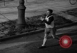 Image of Turkey Day annual ten mile walking race New York City USA, 1940, second 47 stock footage video 65675056290
