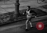 Image of Turkey Day annual ten mile walking race New York City USA, 1940, second 48 stock footage video 65675056290