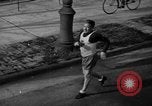 Image of Turkey Day annual ten mile walking race New York City USA, 1940, second 49 stock footage video 65675056290