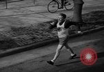 Image of Turkey Day annual ten mile walking race New York City USA, 1940, second 52 stock footage video 65675056290