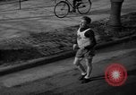Image of Turkey Day annual ten mile walking race New York City USA, 1940, second 53 stock footage video 65675056290