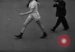 Image of Turkey Day annual ten mile walking race New York City USA, 1940, second 57 stock footage video 65675056290