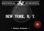 Image of basketball match New York City USA, 1940, second 3 stock footage video 65675056291