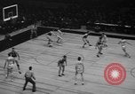 Image of basketball match New York City USA, 1940, second 25 stock footage video 65675056291