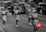 Image of parade of draftees Philadelphia Pennsylvania USA, 1940, second 15 stock footage video 65675056292