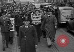 Image of parade of draftees Philadelphia Pennsylvania USA, 1940, second 22 stock footage video 65675056292