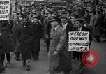 Image of parade of draftees Philadelphia Pennsylvania USA, 1940, second 26 stock footage video 65675056292