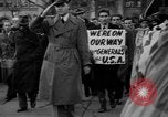 Image of parade of draftees Philadelphia Pennsylvania USA, 1940, second 40 stock footage video 65675056292