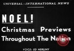 Standbild Weihnachten Prozession United States USA, 1949, aus Sekunde 12 historischem Filmmaterial Videoclip 65675056299