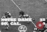 Image of USC versus Notre Dame football South Bend Indiana USA, 1949, second 8 stock footage video 65675056303