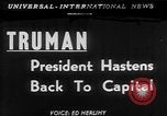 Standbild Präsident Harry Truman Washington DC USA, 1951, aus Sekunde 1 historischem Filmmaterial Videoclip 65675056306