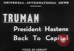Standbild Präsident Harry Truman Washington DC USA, 1951, aus Sekunde 5 historischem Filmmaterial Videoclip 65675056306