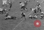Image ouest versus catholique Bok Vocation Tech football Philadelphia Pennsylvania USA, 1951, de la seconde 49 séquences d'archives historiques vidéo 65675056308