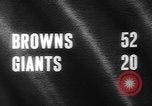 Immagine di Giants versus Browns New York City USA, 1964, secondo 7 filmato di repertorio 65675056316