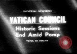Image of historic Ecumenical Council Vatican City Rome Italy, 1965, second 1 stock footage video 65675056320