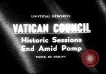 Image of historic Ecumenical Council Vatican City Rome Italy, 1965, second 4 stock footage video 65675056320