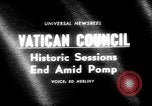 Image of historic Ecumenical Council Vatican City Rome Italy, 1965, second 5 stock footage video 65675056320