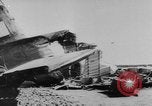 Standbild zerstörten Alliierte Flugzeuge Frankreich, 1944, aus Sekunde 43 historischem Filmmaterial Videoclip 65675056342