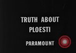 Standbild Die Bomber der neunten Luftwaffe treffen ständig auf rumänische Ölfelder Ploesti Ploesti Rumänien, 1944, aus Sekunde 3 historischem Filmmaterial Videoclip 65675056362