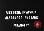 Standbild Airborne Invasion Manöver Vereinigtes Königreich, 1944, aus Sekunde 3 historischem Filmmaterial Videoclip 65675056363
