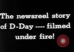 Image of D-Day Invasion Normandy France, 1944, second 16 stock footage video 65675056366