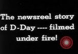 Image of D-Day Invasion Normandy France, 1944, second 17 stock footage video 65675056366