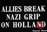 Image of Allies liberate Holland Holland Netherlands, 1944, second 32 stock footage video 65675056370