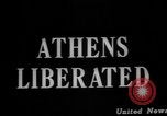 Immagine di Grecia liberata Atene GRECIA, 1944, secondo 1 filmato di repertorio 65675056373
