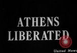 Immagine di Grecia liberata Atene GRECIA, 1944, secondo 5 filmato di repertorio 65675056373