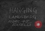 Immagine di Appendere nazista criminale di guerra Landsberg Germania, 1945, secondo 4 filmato di repertorio 65675056388