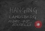 Immagine di Appendere nazista criminale di guerra Landsberg Germania, 1945, secondo 6 filmato di repertorio 65675056388