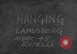 Immagine di Appendere nazista criminale di guerra Landsberg Germania, 1945, secondo 12 filmato di repertorio 65675056388