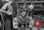 Image of SS Normandie salvage divers New York United States USA, 1943, second 52 stock footage video 65675056391