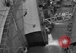 Image of SS Normandie capsized New York United States USA, 1943, second 9 stock footage video 65675056392