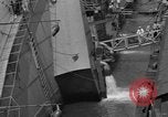 Image of SS Normandie capsized New York United States USA, 1943, second 16 stock footage video 65675056392