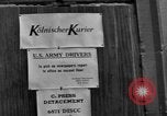 Image of German newspaper Cologne Germany, 1945, second 48 stock footage video 65675056407