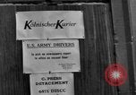 Image of German newspaper Cologne Germany, 1945, second 49 stock footage video 65675056407