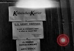 Image of German newspaper Cologne Germany, 1945, second 55 stock footage video 65675056407