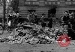 Image of German children burn Nazi materials Cologne Germany, 1945, second 10 stock footage video 65675056409