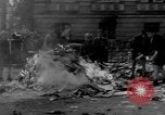 Image of German children burn Nazi materials Cologne Germany, 1945, second 21 stock footage video 65675056409