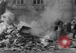 Image of German children burn Nazi materials Cologne Germany, 1945, second 41 stock footage video 65675056409