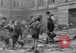 Image of German children burn Nazi materials Cologne Germany, 1945, second 46 stock footage video 65675056409