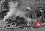 Image of German children burn Nazi materials Cologne Germany, 1945, second 57 stock footage video 65675056409