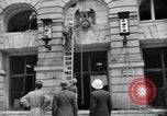 Image of Nazi emblem removed Cologne Germany, 1945, second 13 stock footage video 65675056410