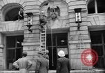 Image of Nazi emblem removed Cologne Germany, 1945, second 14 stock footage video 65675056410