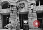 Image of Nazi emblem removed Cologne Germany, 1945, second 15 stock footage video 65675056410