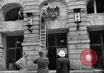 Image of Nazi emblem removed Cologne Germany, 1945, second 19 stock footage video 65675056410