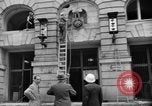 Image of Nazi emblem removed Cologne Germany, 1945, second 20 stock footage video 65675056410