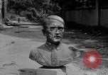Image of Bronze bust of Adolf Hitler Cologne Germany, 1945, second 8 stock footage video 65675056411